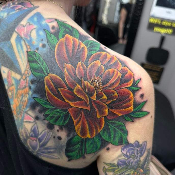 Tatouage fleur Québec