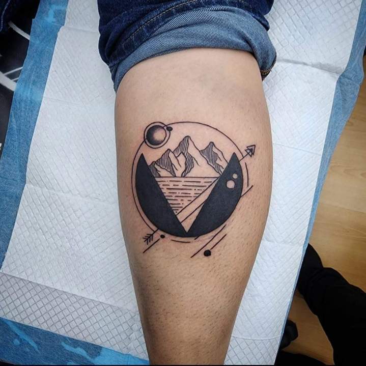 Tatouage paysage Québec