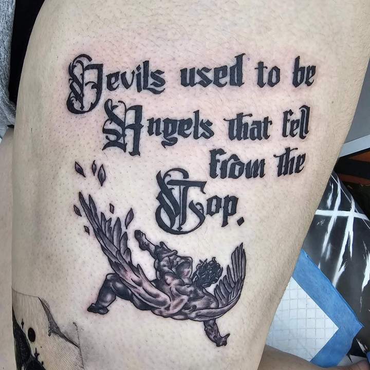 Tatouage message Québec
