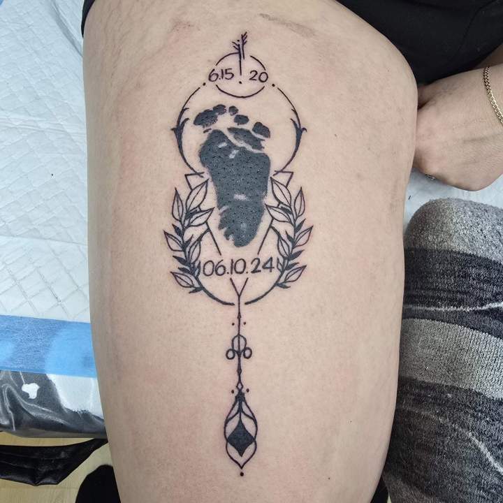 Tatouage date marquante Québec