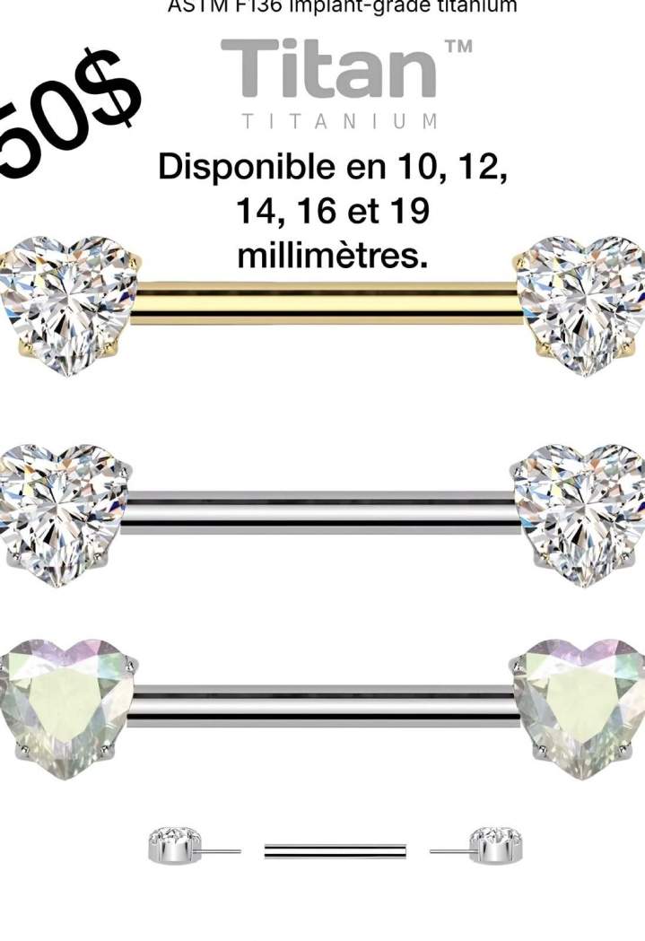 Bijoux en titane Québec