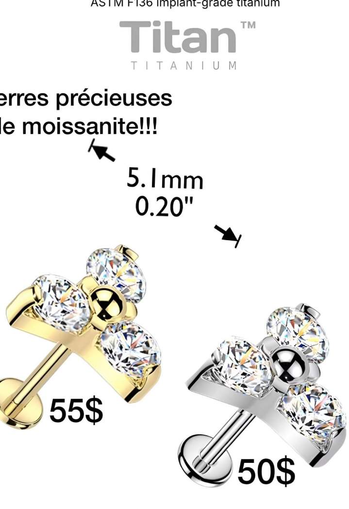 Bijoux en titane Québec