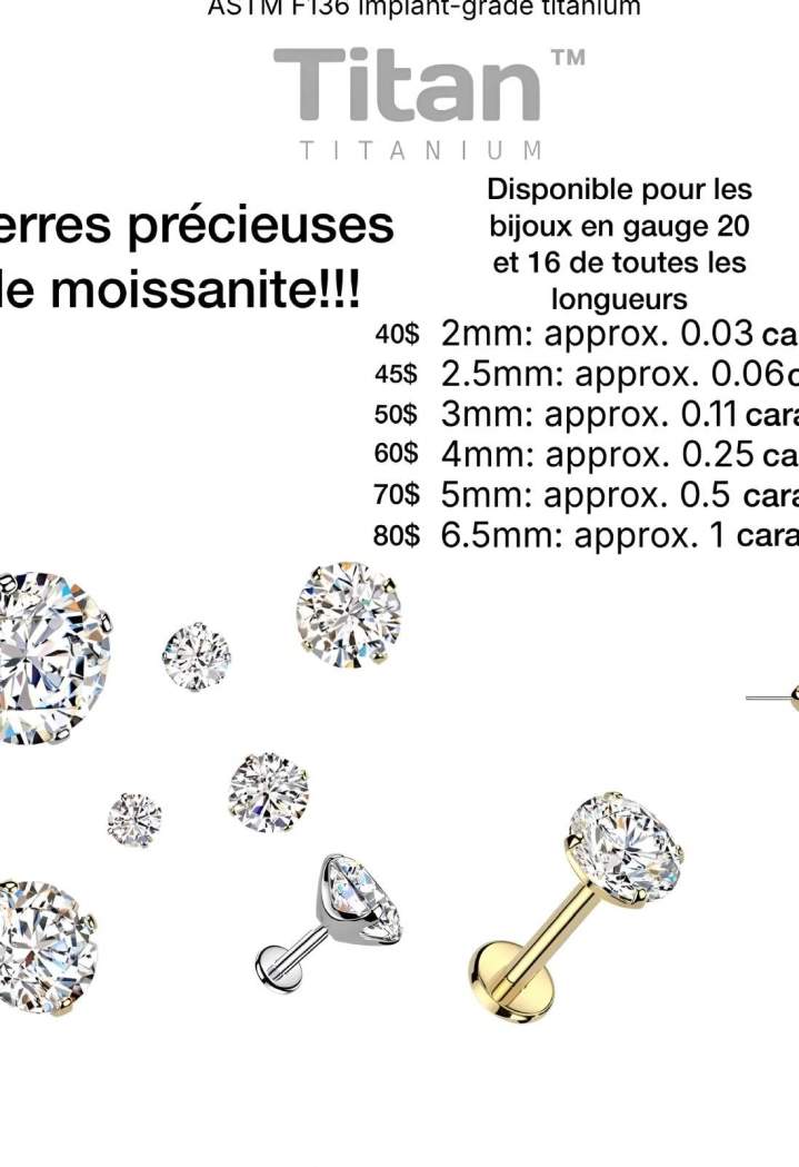 Bijoux piercing Québec