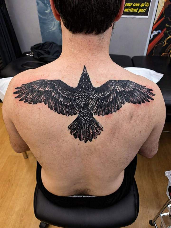 Tatouage aigle Québec