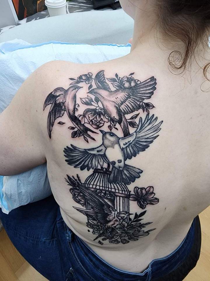Tatouage oiseaux Québec