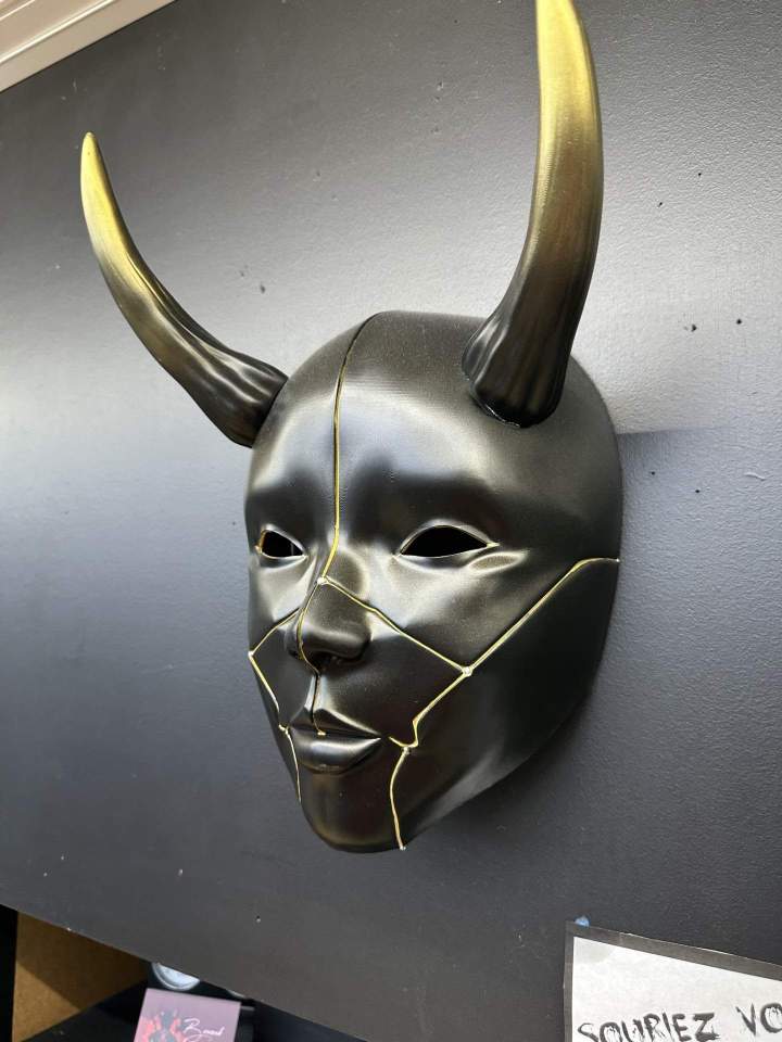 Masque oni Impression 3d figurine bustier Québec City