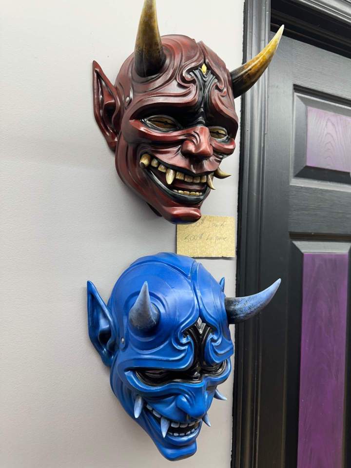 Masque oni démon japonais Impression 3d figurine bustier Québec City