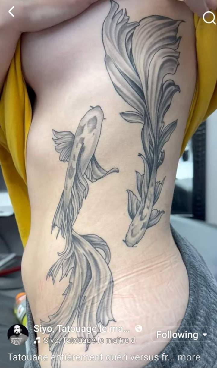 poissons tatouage réaliste tatouage animaux tatouage tatouage noir et gris siyo tatouage siyo tatouage Québec Charlesbourg beauport limoilou st foy.jpg